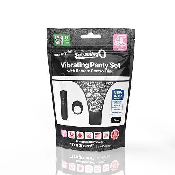 The Screaming O - My Secret Screaming O 4t Panty Vibe Black 7