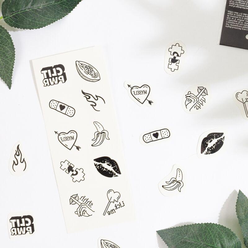 Secret Play - Set Of 10 Candy Collection Temporary Tattoos 2