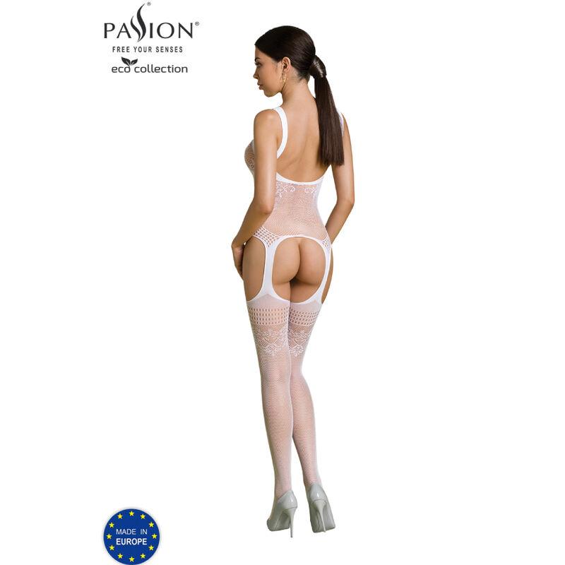 Passion - Eco Collection Bodystocking Eco Bs008 White
