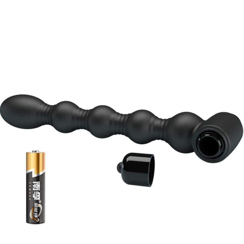 Pretty love - lynn silicone anal plug 10 vibrations black 3