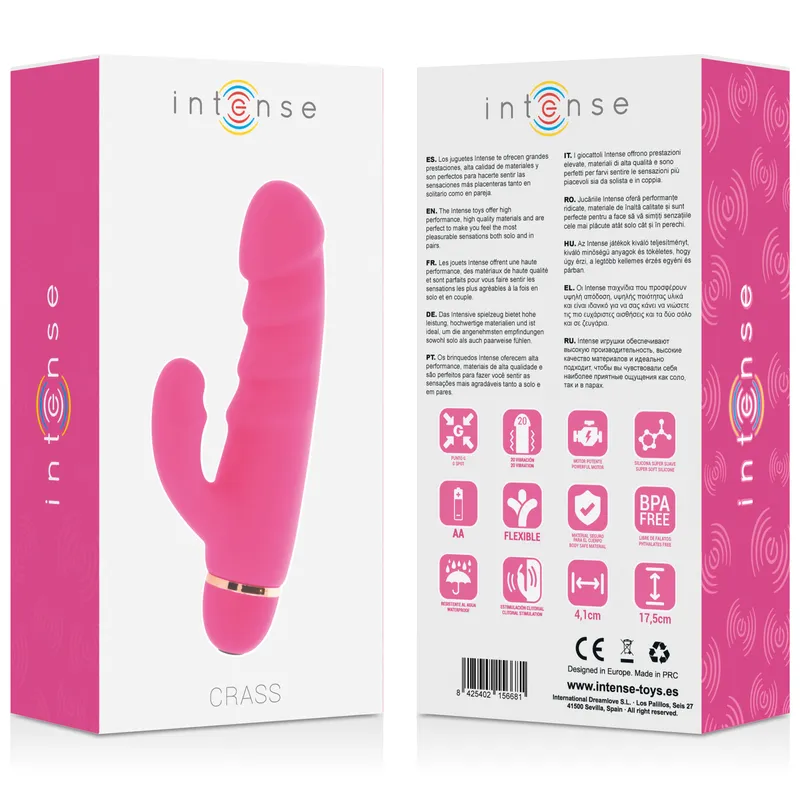 Intense Crass 20 Speeds Silicone Pink 5