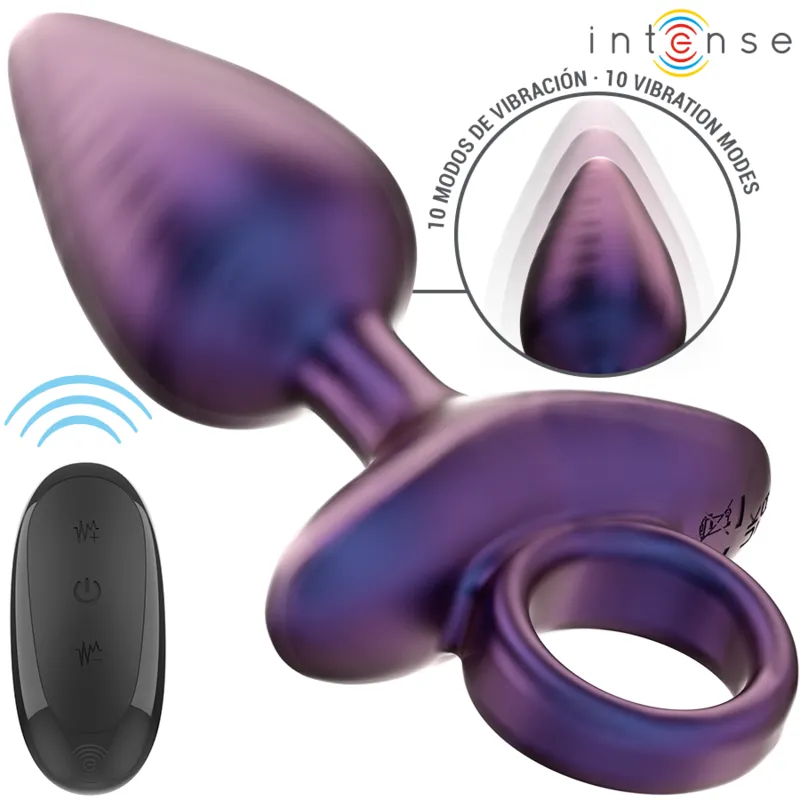 Intense - michael vibrating anal plug model 2 remote control