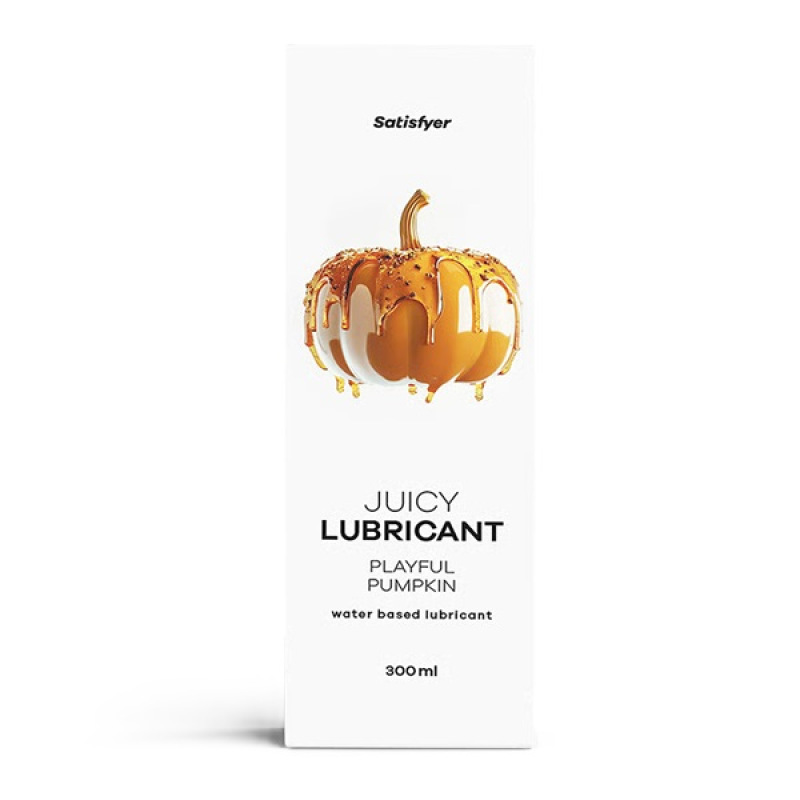 Satisfyer Juicy Lubricant Playful Pumpkin Waterbased 300ml - Lubrikant