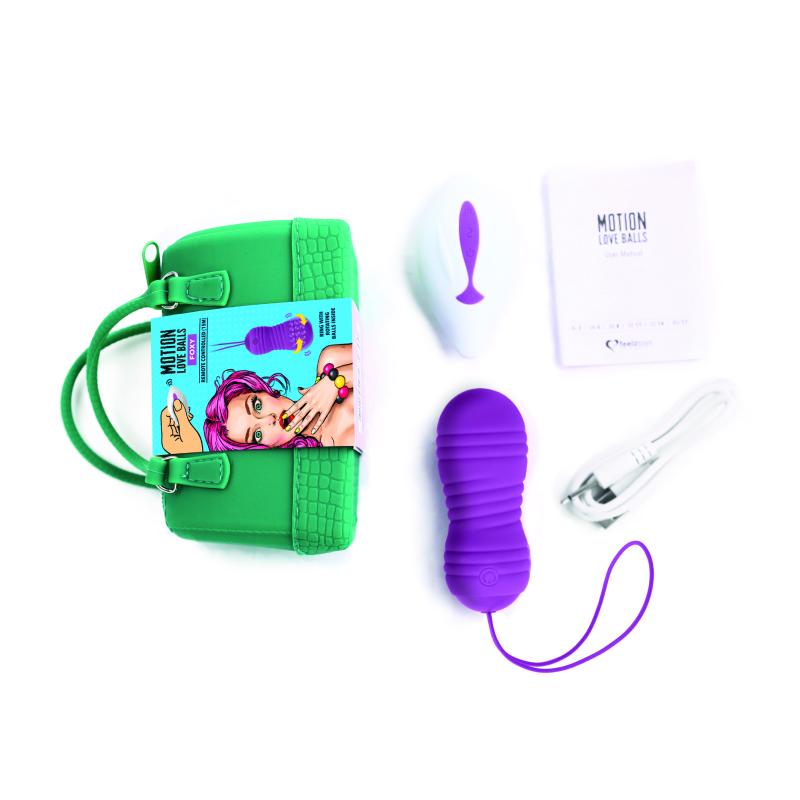 Feelztoys - Remote Controlled Motion Love Balls Foxy - Vibračné Vajíčko 2