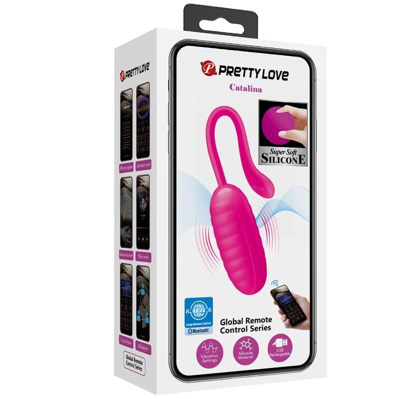 Pretty Love - Catalina Pink Rechargeable Vibrating Egg 11