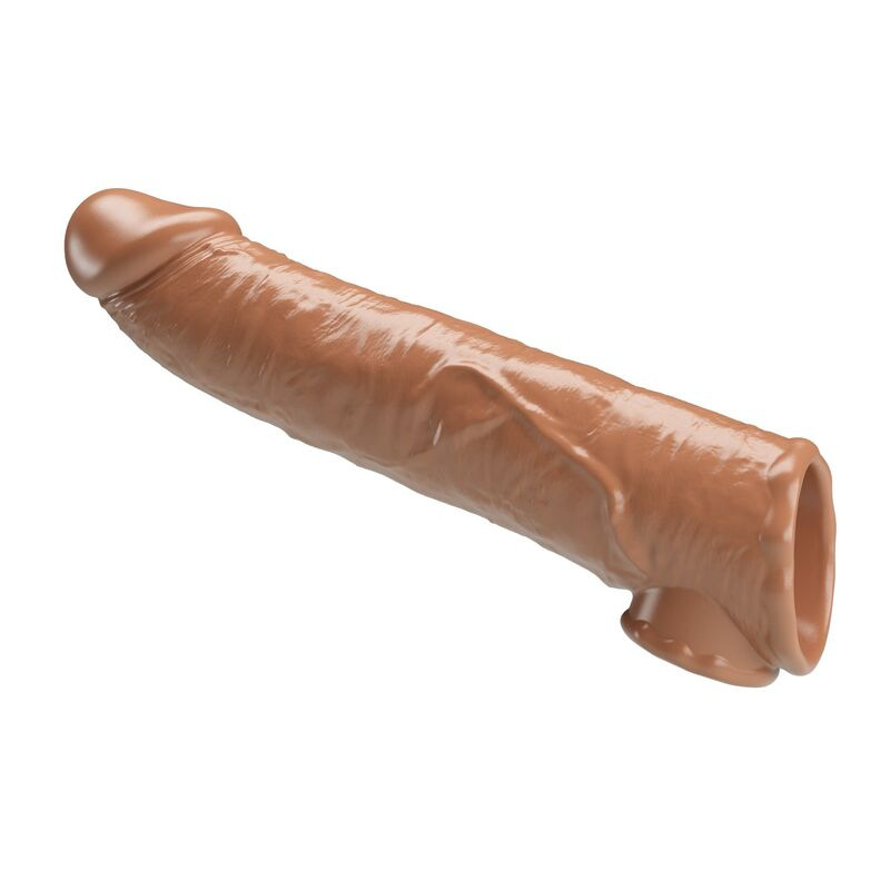 Pretty love - adjustable penis extension sleeve 26 cm Ø 4 cm natural 5