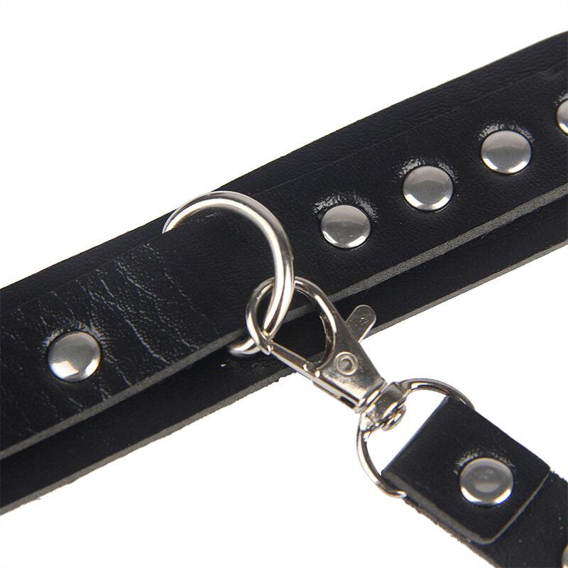 Subblime - 953690 handcuffs with bondage belt black one size 6