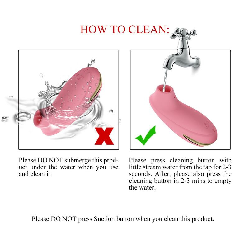 Pretty love - otis clitoral suction stimulator 7 modes pink 9