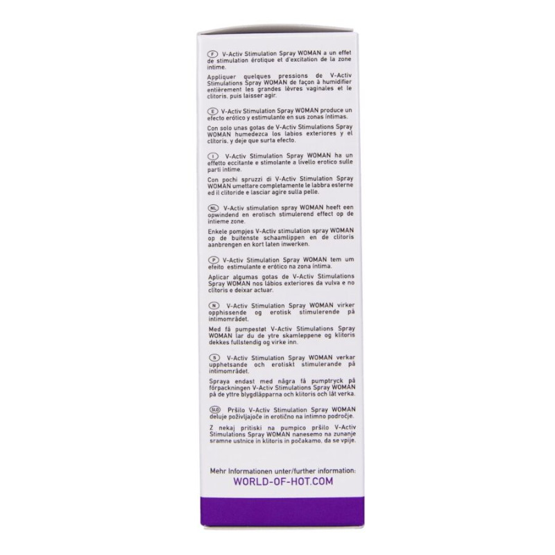 Hot - v-activ stimulation spray for woman 50 ml 4