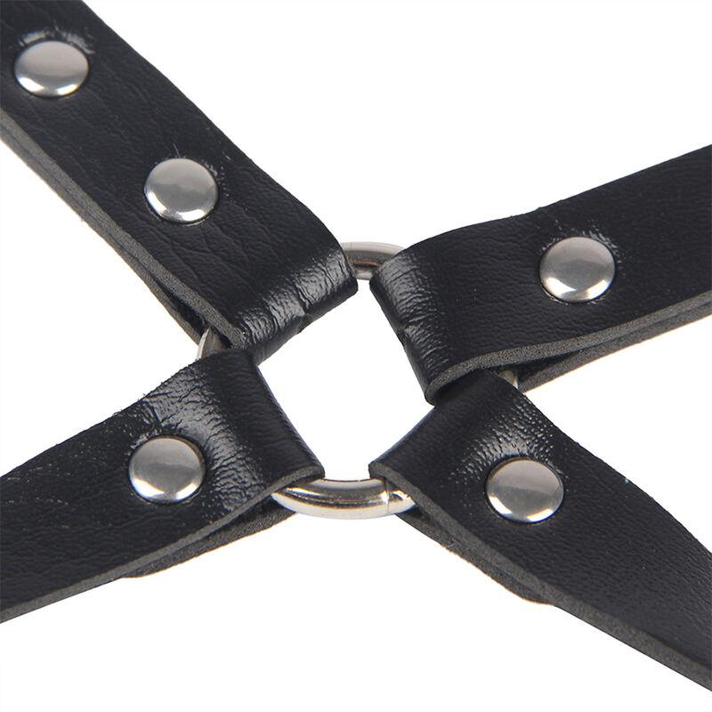 Subblime - 953690 handcuffs with bondage belt black one size 4