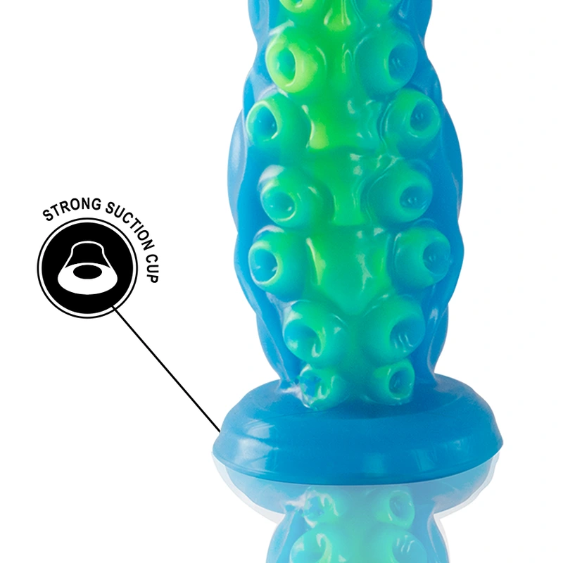 Epic - scylla fluorescent thin tentacle dildo large size 7