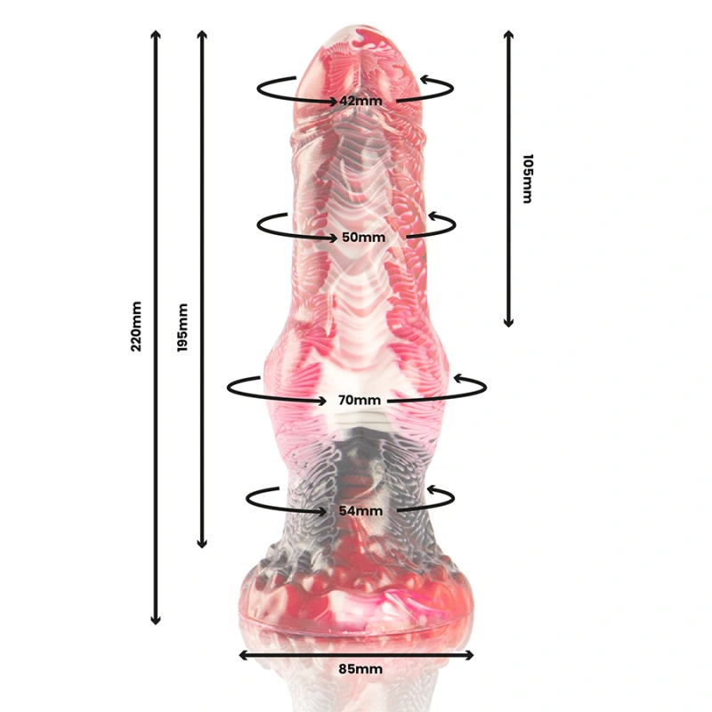 Epic - Helios Dildo With Testicles Heat and Ecstasy 7