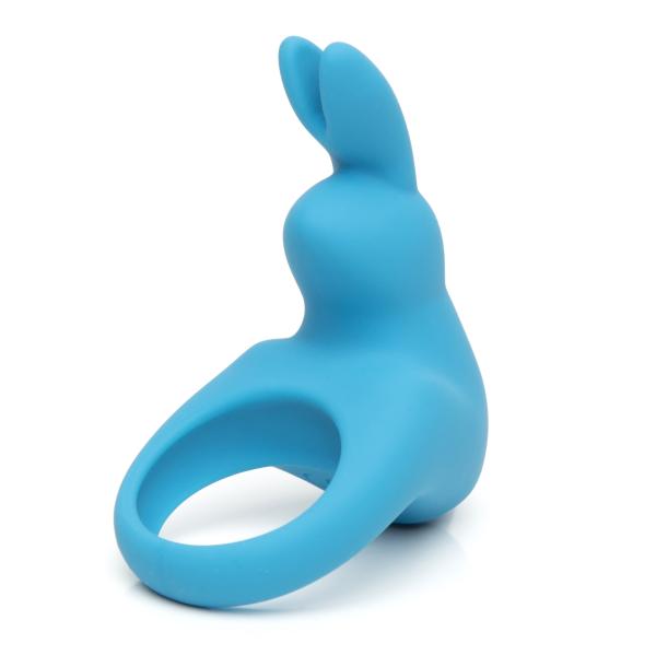 Happy Rabbit - Rechargeable Vibrating Rabbit Cock Ring Blue 3
