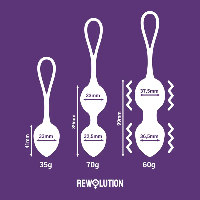Rewolution Rewobeads Vibrating Balls Remote Control - Vibračné Guličky 2