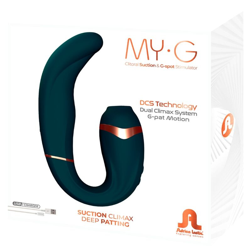 Adrien lastic - myg clitoris sucker and g-spot stimulator dark green 4
