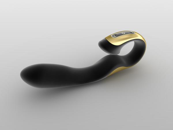 Zini Roae Vibrator Black & Gold - Vibrátor