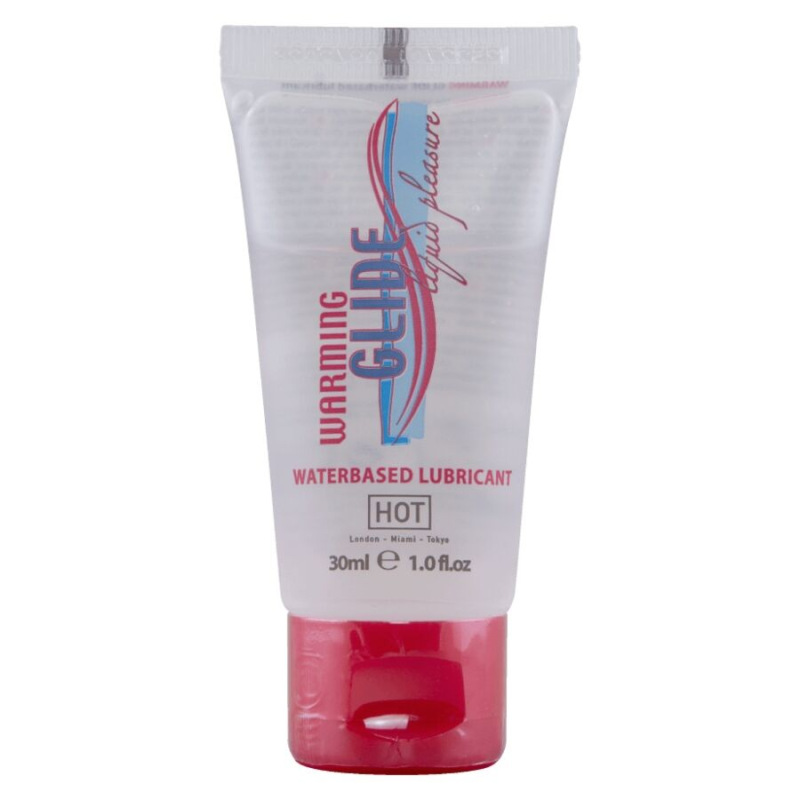 Hot - warming glide liquid pleasure waterbased lubricant 30 ml