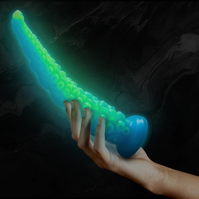 Epic - scylla fluorescent thin tentacle dildo large size 9