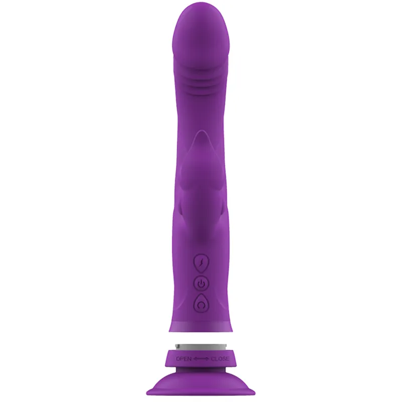 Intense - Casanova Vibrator Rabbit Silicone Triple Engine Purple 4