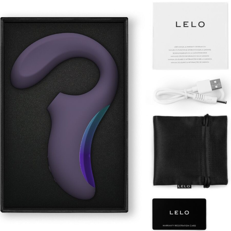Lelo - enigma wave triple vibration massager cyber purple 2