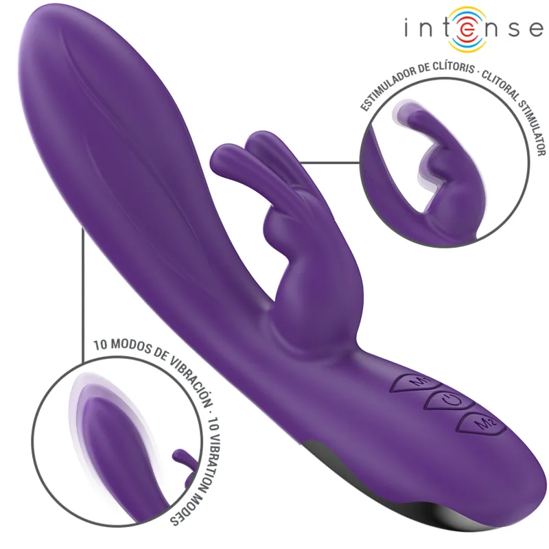 Intense - randall rabbit vibrator 10 vibrations purple