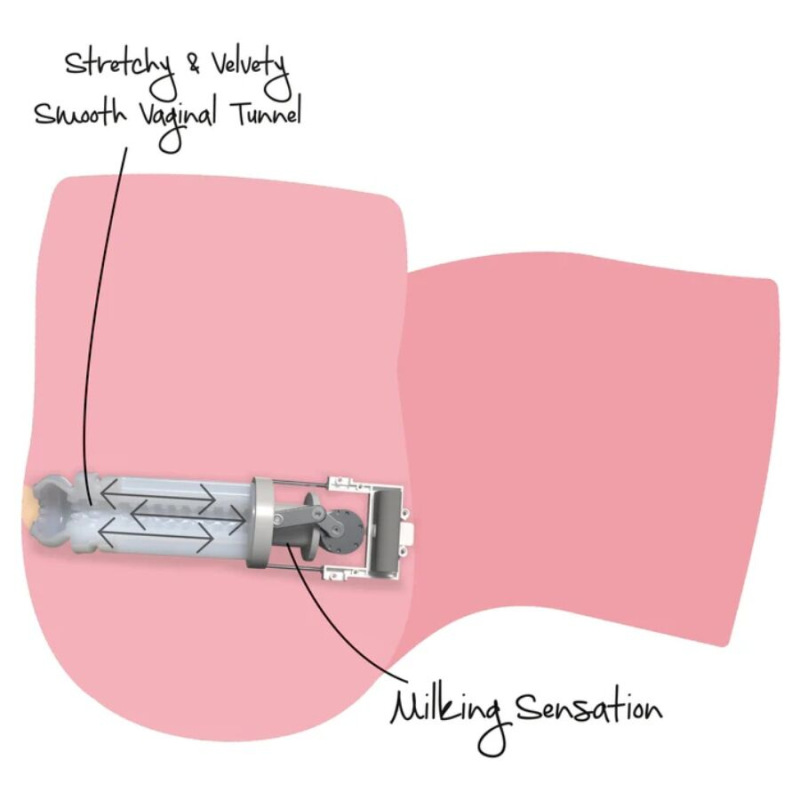 Hidden desire - tight milking pussy female masturbator 6 kg 5