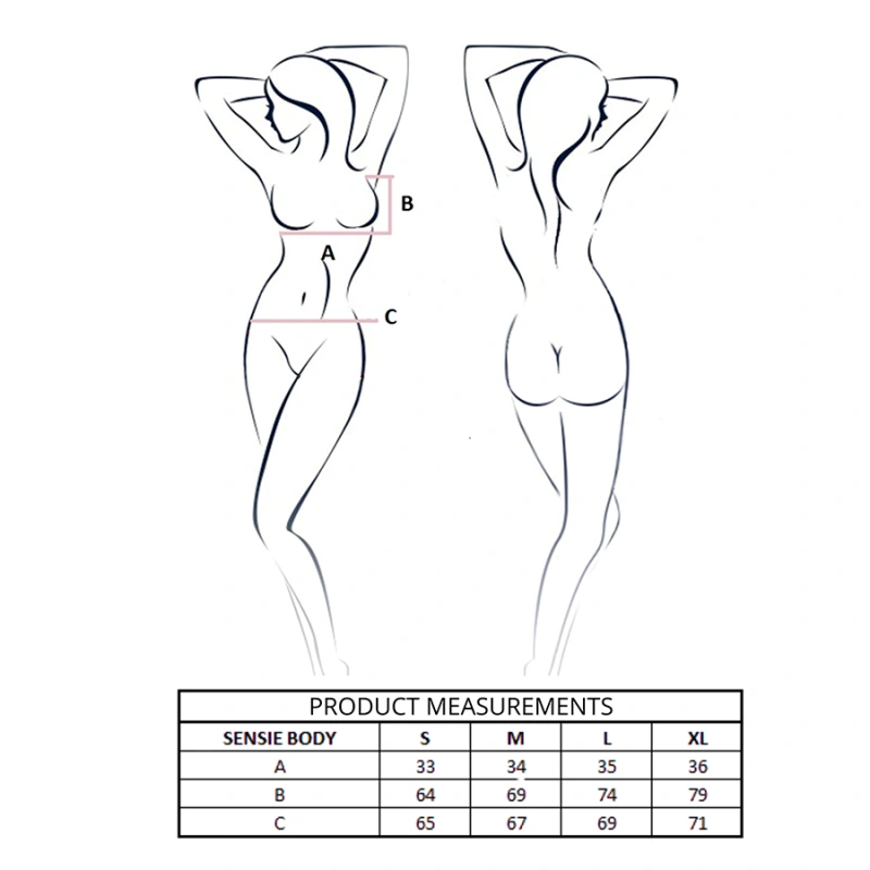 Passion - sensie body teal l/xl 3