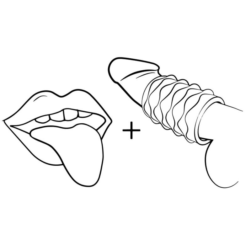 Romp - mosh transparent male masturbator with 6 cm reversble sheath 7