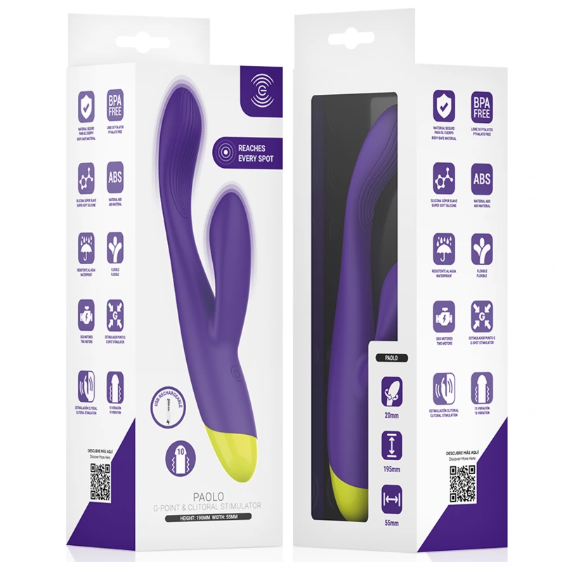 Intense - paolo rechargeable rabbit stimulator for g-spot and clitoris 7