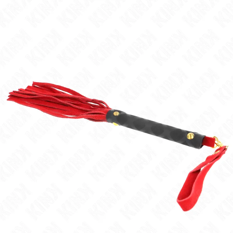 Kink - Red Suede Mini Whip 30 Cm 4
