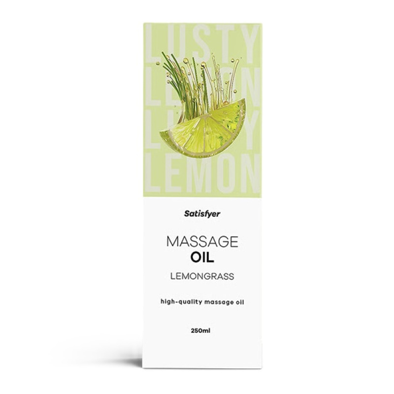 Satisfyer Massage Oil Lemongrass 250ml - Masážny olej