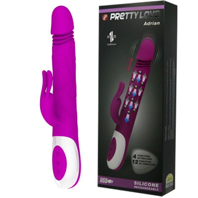 Pretty Love Adrian Vibrator Rotating Function And Up And Dow 7