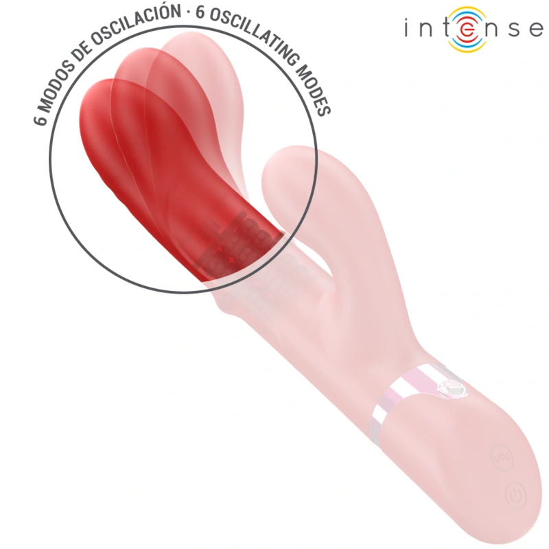 Intense - lele multifunction vibrator rotating & oscillation & stimulation red 3