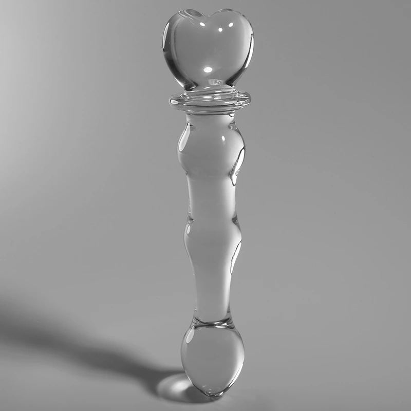 Nebula series by ibiza - model 21 dildo borosilicate glass clear 20.5 cm -o- 3.5 cm 1