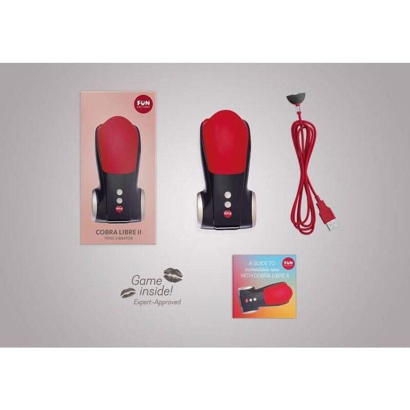 Fun Factory - Cobra Libre Ii Head Of Penis Stimulator Black Red 6