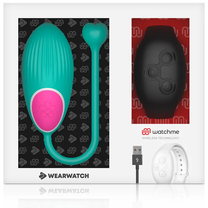 Wearwatch Egg Wireless Technology Watchme Green / Black