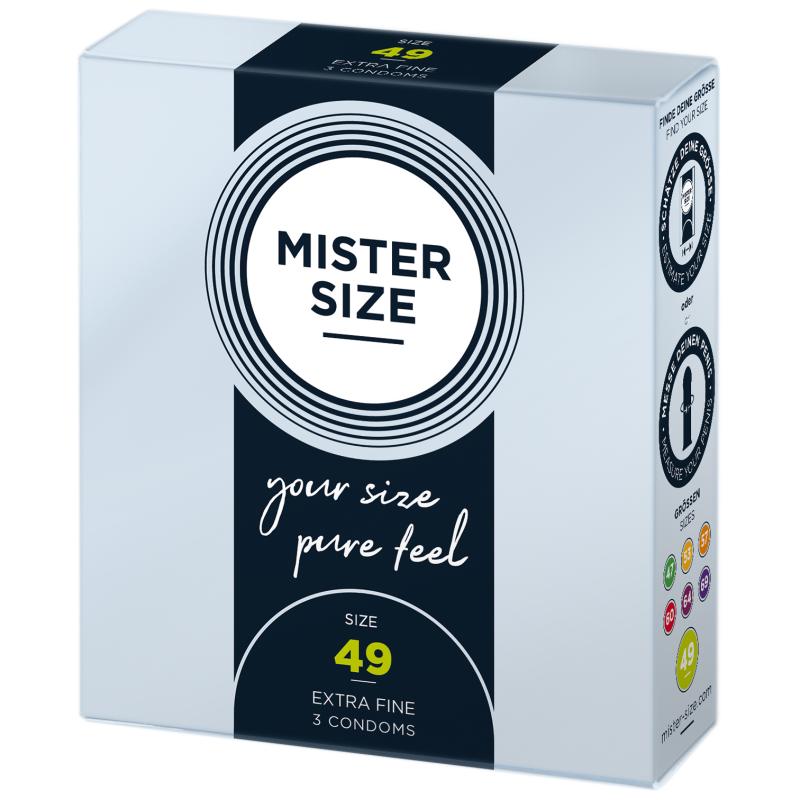 Mister.Size - 49 Mm Condoms 3 Pcs