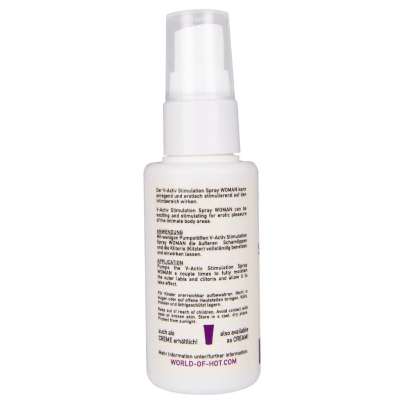 Hot - v-activ stimulation spray for woman 50 ml 2