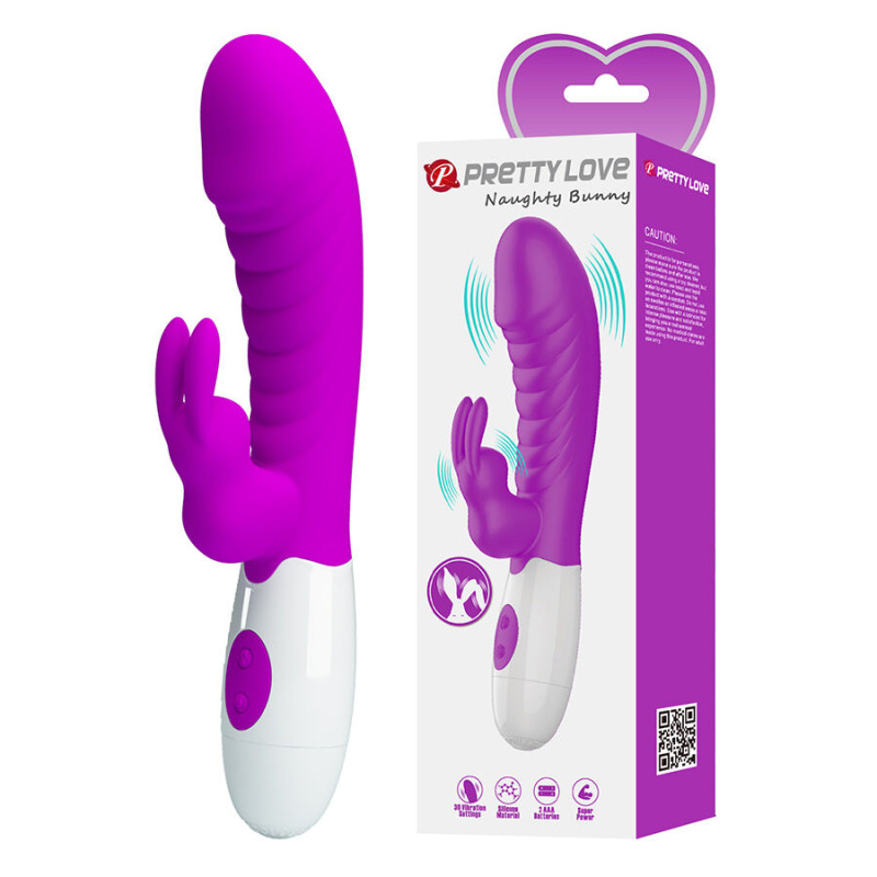 Pretty love - naughty bunny purple vibrator 10
