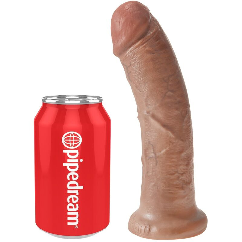 King cock - realistic penis 19.5 cm caramel