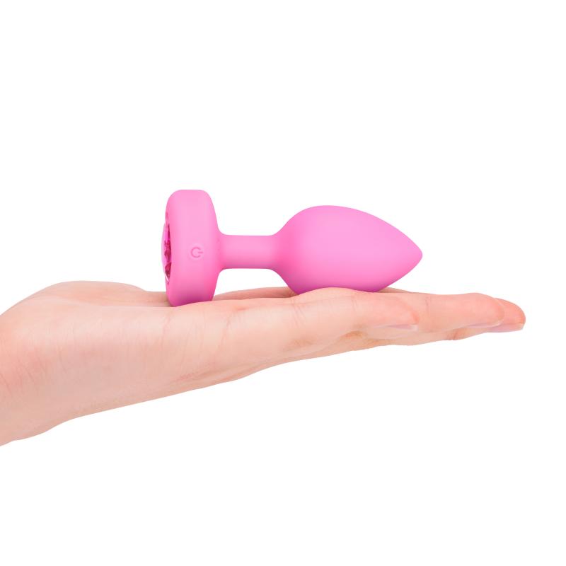 B-Vibe - Vibrating Heart Plug S/M Pink 4
