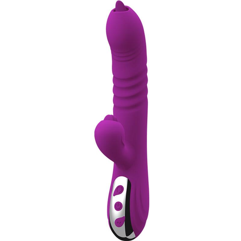 Armony - Fairy Multifunction Vibrator Double Tongue Violet Heat Effect 1