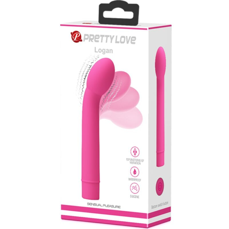 Pretty love - logan g-spot vibrator 10 vibrations pink 5