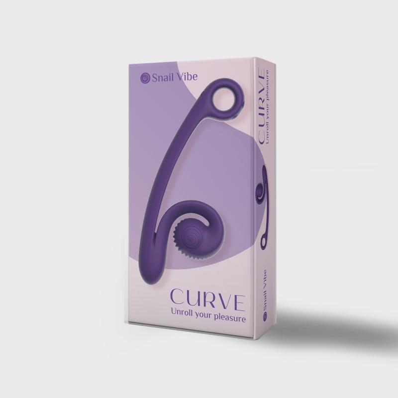 Snail Vibe - Curve Vibrator Purple 3