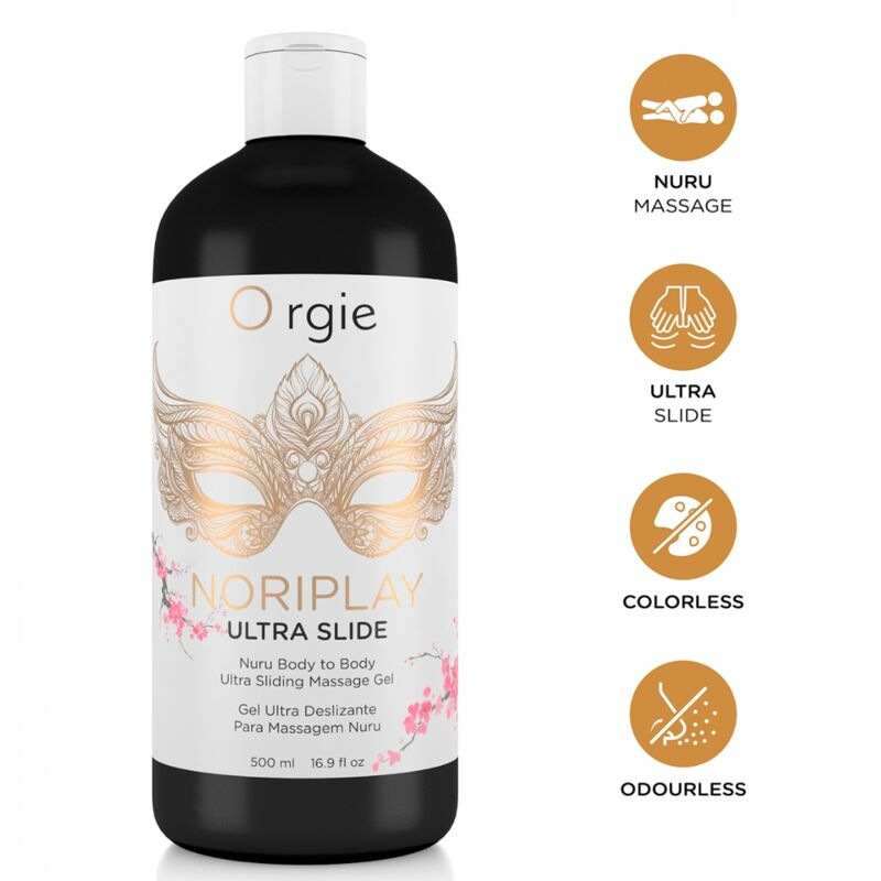 Orgie - noriplay ultra slide body to body nuru massage gel 500 ml