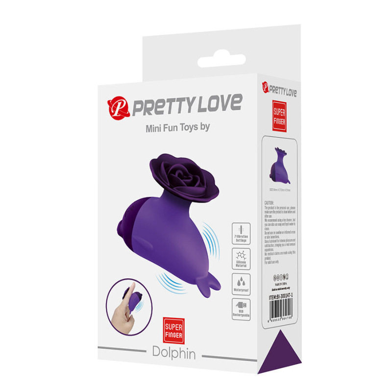 Pretty love - dolphin mini vibrator with clip 8
