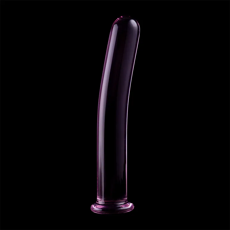 Nebula Series By Ibiza - Model 9 Dildo Borosilicate Glass 15.5 X 2.5 Cm Pink