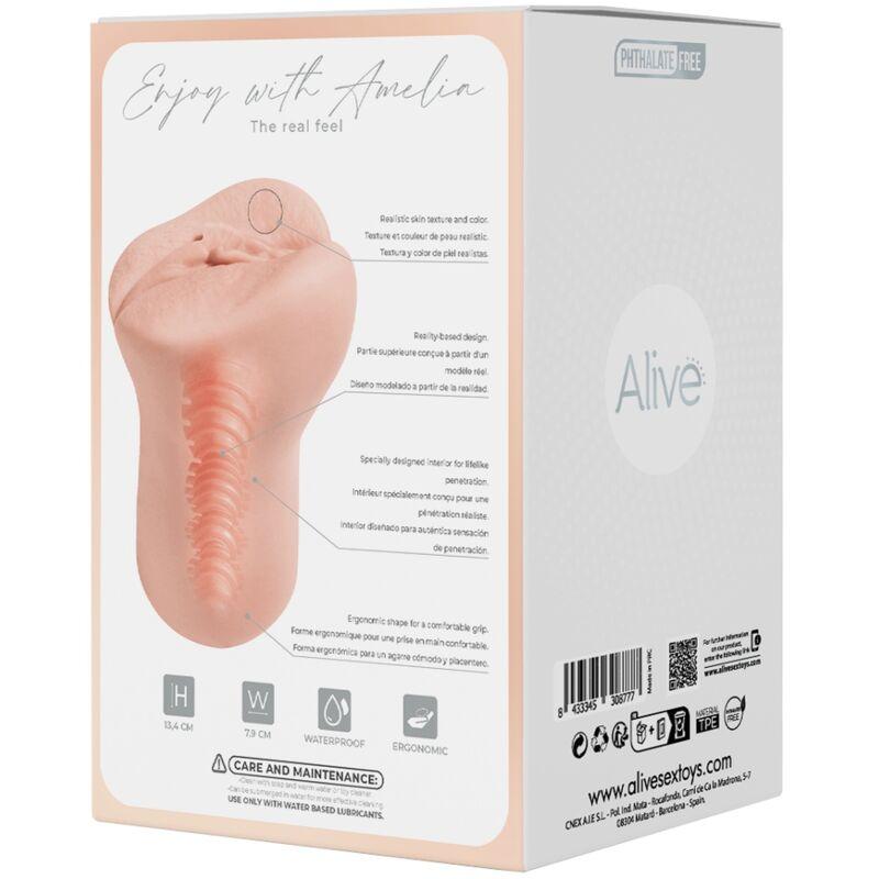 Alive - amelia male masturbador vaginal super realistic flesh