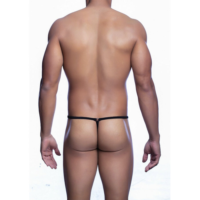 Mob - black tear-shaped thong size l/xl 2