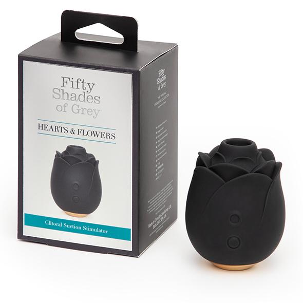 Fifty Shades Of Grey Suction Rose Black - Stimulátor Klitorisu 12